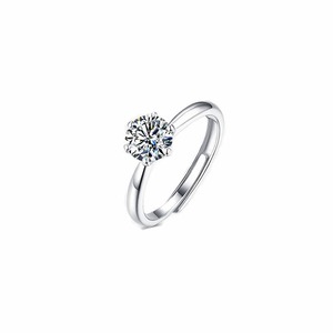 High Quality Moissanite <b>Diamond</b> <b>Ring</b> Luxury Engagement <b>Ring</b> For Women Gift Jewelry Available For Sale - Product Image 3