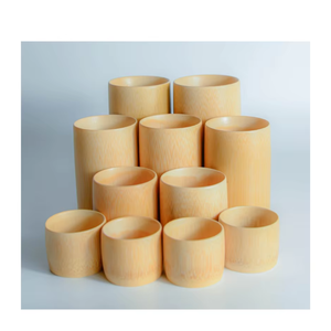 Eco Friendly Natural <b>Bamboo</b> <b>Cup</b> Custom Painted Personalized Engraved Logo - Product Image 6