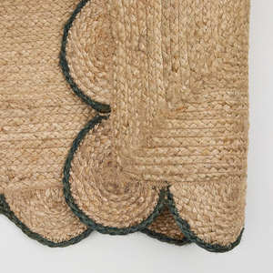 Paillasson décoratif en jute – Tapis d'entrée tressé durable pour une décoration intérieure moderne et rustique - Product Image 4