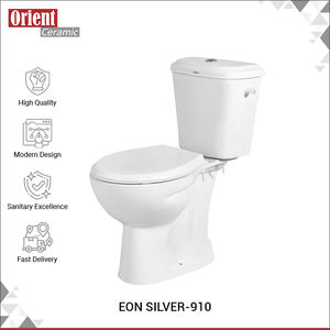 Approvisionnement direct usine – Meilleure qualité – Collection unique de toilettes modernes à poser au sol, à chasse d'eau par gravité, en deux pièces, couleur blanche - Product Image 2