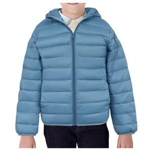 Men's Autumn Zipper Front Logo Waterproof Breathable Anti-Bacterial Cotton Lined Puffer <b>Jacket</b> Hood OEM Service puffer <b>jacket</b> - Product Image 1