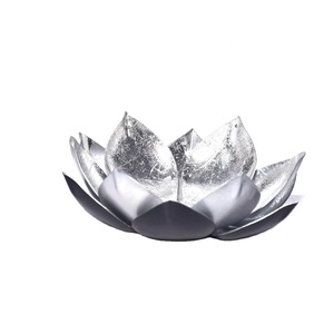 Portavelas de loto de dos colores de alta calidad, portavelas de Metal, soporte de luz en T, decoración del hogar, decoración de Navidad - Product Image 1