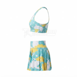 Factory Direct Supply New Stock High Quality Lightweight/Eco-Friendly 100% Polyester Women <b>Cheerleading</b> Uniform Good Design - Product Image 5