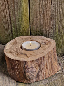 Decorative Wood T-Light Holder with Unique Design for Christmas Home Interiors Parties & Stylish Gifting - Product Image 5