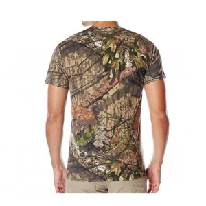 Men's Camouflage Hunting T-Shirt Short Sleeve Breathable Polyester Summer Outdoor Wear - Product Image 3