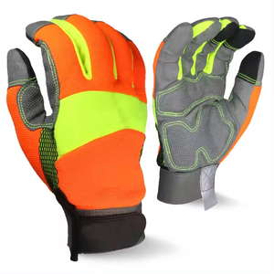 Hot Sale Soft <b>Touch</b> <b>Screen</b> Mechanic Work <b>Gloves</b> With Private Logo Top Quality Leather Material Made Safety Mechanical <b>Gloves</b> - Product Image 1