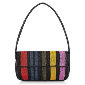 Handbag With Seed Beads Embroidery For <b>Women</b> Decorative Beaded Embroidery Handbag For <b>Festivals</b> And Events - Product Image 1