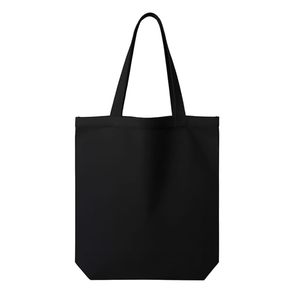 Sacs fourre-tout en toile de coton 100 % de qualité supérieure avec soufflet de couleur personnalisé, longue poignée en corde, fermeture éclair lavable - Product Image 6