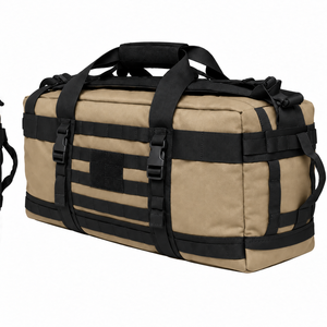 Custom Hunting Duffel Bag <b>Heavy</b> <b>Duty</b> Waterproof with MOLLE System Lockable Compartment Arcuate Shoulder Strap Below 21L Capacity - Product Image 4