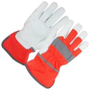 Guantes de Trabajo de Cuero de Cabra Resistentes y Cómodos, Resistentes a la Abrasión, para Jardinería y Uso Doméstico, Guantes de Seguridad - Product Image 4