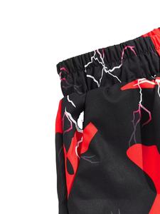 Pantalones Cortos Deportivos Negros y Rojos para Hombre, con Logotipo Personalizado, Fabricante y Proveedor Mayorista OEM ODM - Product Image 5