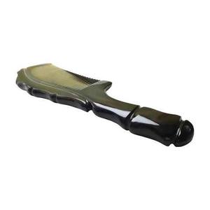 Peigne à cheveux en corne de buffle, fait à la main, naturel, antistatique, outil de soin des cheveux lisse et doux - Product Image 4