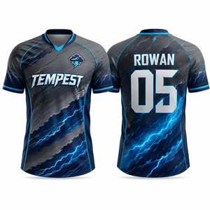 Maillot d'e-sport à manches longues pour femmes et enfants, coupe classique, décontractée et oversize, uniformes de joueurs, collection de maillots, développement de packs - Product Image 1