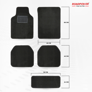 ROADPOWER (RP-<b>MAT</b>-033) Premium 5-Piece Car Floor <b>Mat</b>, Durable, Easy-Fit Design High Quality Durable Fabric With Reinforced Edges - Product Image 2