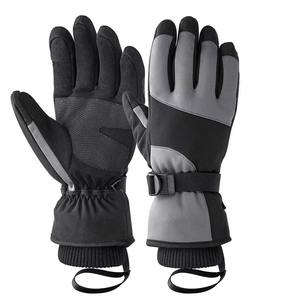 Gants de ski en cuir softshell chauds et tendance pour l'hiver, fabriqués au Pakistan, pour femme et homme, pour le snowboard, le cyclisme, en peau de mouton et cuir PU, pour l'extérieur - Product Image 1