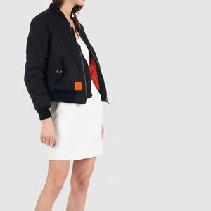 Chaqueta Bomber Personalizada al por Mayor, Estilo Nuevo, Transpirable, de Secado Rápido, Resistente al Viento, Corte Regular para Mujer - Product Image 4