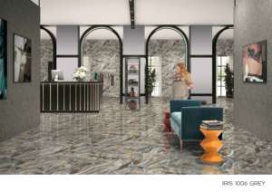 Carrelage en porcelaine Iris Super Luxe 600x1200 Grand Format Effet Cristal Premium Surface Murale et de Sol Utilisation Intérieure et Extérieure Moderne - Product Image 5