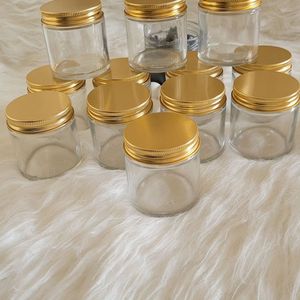 Clear Glass <b>Jar</b> With Strong Metal Lid For Safe Storage Of <b>Spices</b> Snacks And Kitchen Items At Home - Product Image 1
