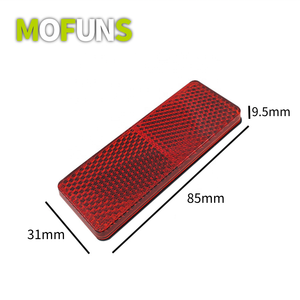 E-Mark Adhésif réfléchissant rectangulaire pour la protection des systèmes de carrosserie de sécurité des motos - Product Image 2