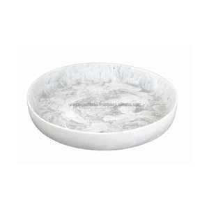 Cuencos de Resina Blanca al por Mayor, Vajilla Sostenible para Servir Pasta, Cereales, Frutas, Ensaladas, para Fiestas, Moon Rise Craft - Product Image 1