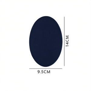 Parches Ovalados en Negro, Azul Marino, Azul Rey y Café para Protección de Ropa, Tamaño 14*9.5cm - Product Image 2