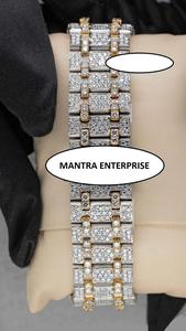 Reloj Mecánico de Acero Inoxidable Puro para Hombre con Cristal de Moissanita, Estilo Hip Hop Iced, Deportivo, de Negocios, Antiguo, Venta al por Mayor - Product Image 4