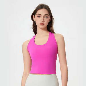 Custom Ladies Sublimated Tank Tops 2025 Polyester Front Logo Eco-Friendly Breathable Crew Neck Sleeveless Sublimation <b>Singlet</b> - Product Image 1