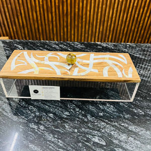 Boîte à chocolat carrée en bois de luxe de qualité d'exportation, incrustation de nacre, fabrication artisanale, durable, personnalisable, occasions festives de mariage - Product Image 3