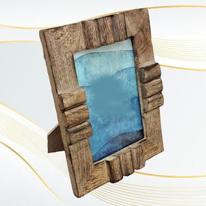 Premium Handmade Solid Wood Photo <b>Frame</b> Elegant Decorative Tabletop Display for Home Office Living Room Classic Rustic Style Pro - Product Image 3