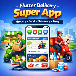 Desarrollo de Aplicaciones Móviles Premium para Entrega de Comestibles, Farmacia y Tiendas con Soluciones Multiservicio Escalables - Product Image 1