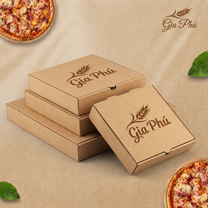 Custom <b>Printed</b> Corrugated Pizza Box Food Grade Recycled Paper <b>Packaging</b> for Supermarket Delivery <b>and</b> Takeaway Use - Product Image 3