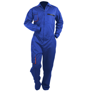 Combinaison de travail de sécurité personnalisée bleue haute visibilité, respirante, à séchage rapide, réfléchissante et ignifuge, vente en gros - Product Image 1