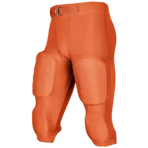 Pantalones de fútbol americano de alto rendimiento con tela elástica y soporte para rodillas y muslos para jugadores - Product Image 4