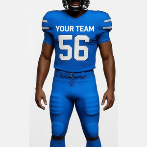 กางเกงฟุตบอลอเมริกันสำหรับเยาวชนแบบสั่งทำพิเศษ ระบายอากาศได้ดี ป้องกันแบคทีเรีย ไซส์ใหญ่ ขายส่ง แบบ sublimation  ผ้า twill สำหรับกีฬา tackle - Product Image 1