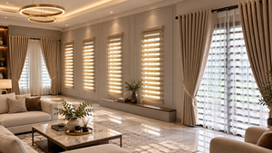 Persianas Enrollables Eléctricas WINHOME Serie RB Super System, Importadores de Cortinas para Ventanas, Personalizadas para Habitaciones de Hotel, OEM, ODM, Impermeables - Product Image 1