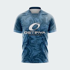Camiseta de Fútbol Ligera y Moderna Personalizada para Adultos, Color Sólido, Impresión de Nombre, 100% Poliéster, Secado Rápido, Transpirable - Product Image 3