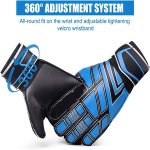 Gants de gardien de but à forte adhérence, double protection des poignets, pour enfants, jeunes et adultes, gants de gardien de but de football - Product Image 6