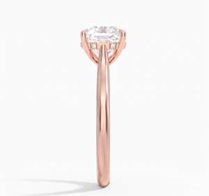 Anillo de Compromiso con Diamante Corte Cojín para Mujer, Clásico, Diamantes Cultivados en Laboratorio - Product Image 5