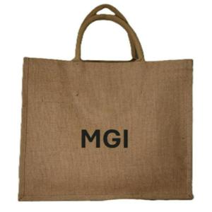 Jute <b>Tote</b> <b>Bag</b> with Long Handle and Letter Pattern Eco-Friendly & Reusable <b>Large</b> Capacity <b>for</b> Gift Outdoor/<b>Travel</b> Use - Product Image 6