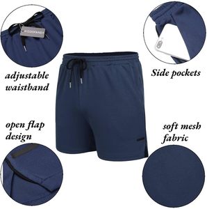 Mens Athletic Sports <b>Cargo</b> <b>Shorts</b> Oxford Fabric Spandex/Polyester Knitted Eco-Friendly Quick Dry Breathable <b>Lightweight</b> Stretch - Product Image 5