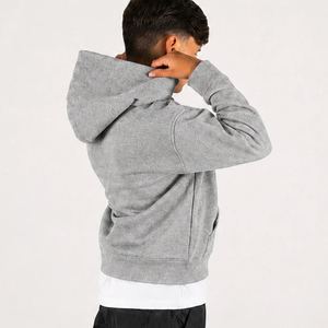Sweat à capuche en molleton épais pour homme 420g : Pullover oversize vintage délavé batik pour un style streetwear hivernal premium - Product Image 3