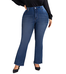 Jeans de mezclilla negros de cintura media, pierna ancha y corte recto, estilo streetwear, holgados, de talla grande, de alta calidad OEM para mujer, ideales para lavar. - Product Image 6