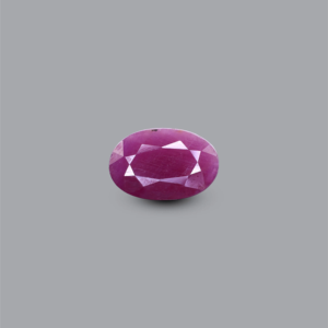 3.85 Carat Natural African Ruby Loose Gemstone Emerald Cut 8x10mm for Fine Jewelry - Product Image 1