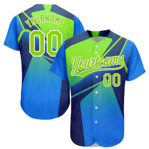 เสื้อเบสบอลกีฬามืออาชีพแบบสั่งทำพิเศษพร้อมลายพิมพ์แบบ Sublimation สำหรับทีม  ผู้จำหน่ายขายส่ง - Product Image 2