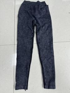 Legging de yoga et fitness pour femmes, taille haute, coupe slim, déchiré, personnalisable, pour la course, vente en gros - Product Image 6