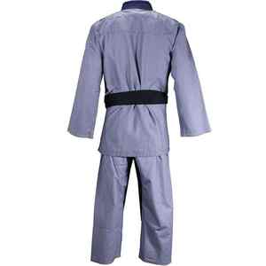Kimono de Judo en Coton Tissé Bleu Perle 100% pour Adultes et Tenue d'Entraînement d'Arts Martiaux, Vêtement de Combat Karaté/Taekwondo avec Logo Personnalisé - Product Image 1
