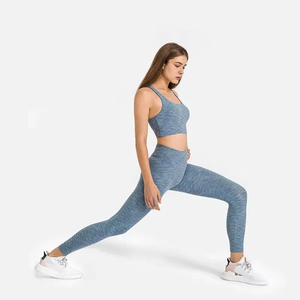 สปอร์ตบราสำหรับผู้หญิง รองรับหนัก กระชับ เหมาะสำหรับวิ่ง ออกกำลังกาย ยิม โยคะ รองรับปานกลาง ไร้ตะเข็บ มีไซส์ใหญ่ - Product Image 6