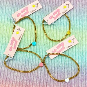 Braccialetto con Cuore di Perline Molto Apprezzato e alla Moda - Product Image 5