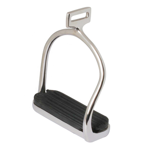 Estribos de Acero Inoxidable para Caballo, con Superficie Ancha Antideslizante, Equipo Ecuestre Metálico - Product Image 4