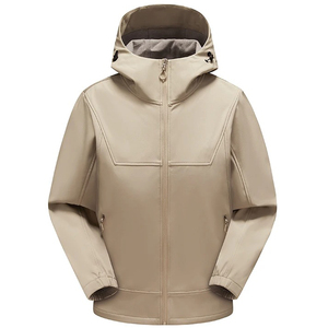 Veste à capuche zippée unisexe en softshell polaire imperméable et respirante pour la pêche, la randonnée, le camping, l'escalade, le ski, la randonnée tactique - Product Image 5
